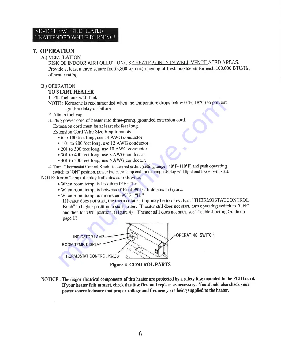 Dura Heat DFA650T2 Скачать руководство пользователя страница 7