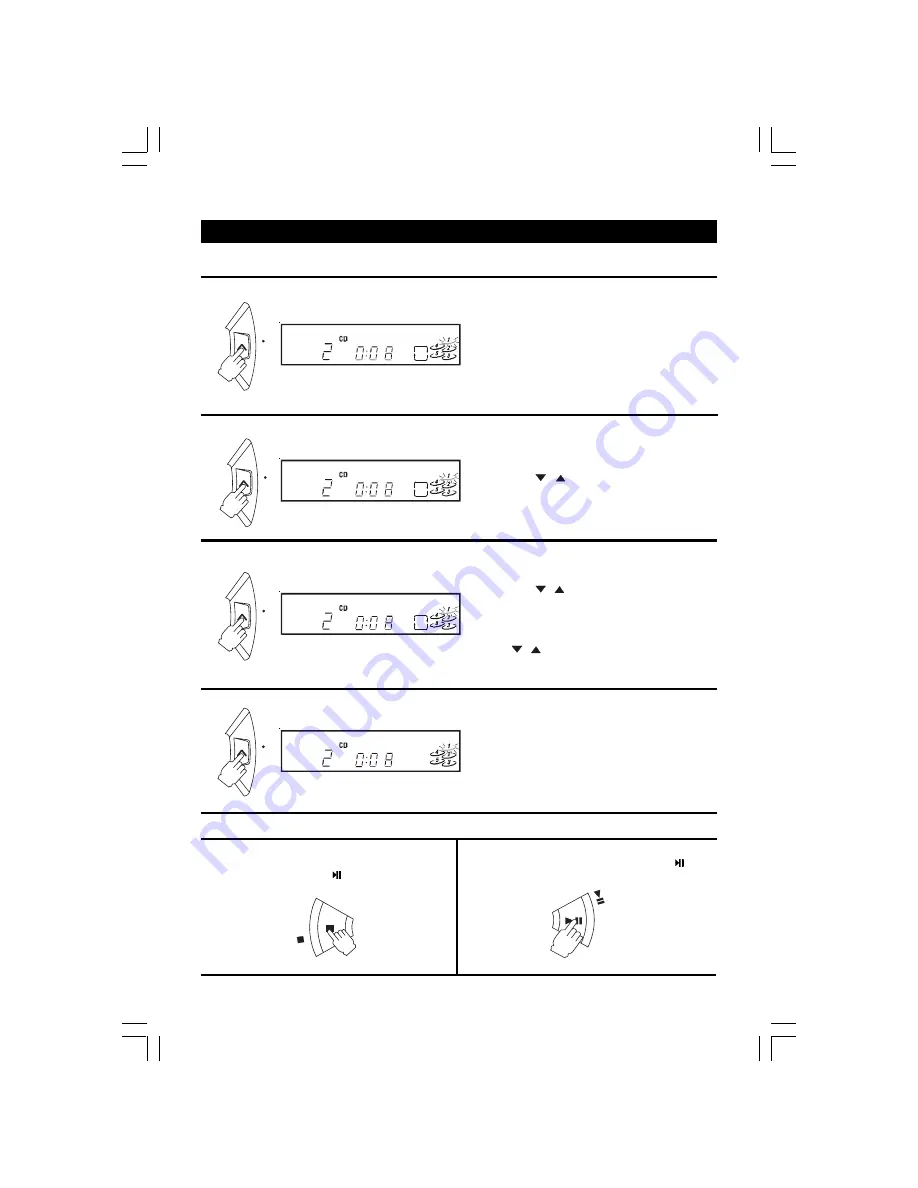 Durabrand CD2775SW Operating Instructions Manual Download Page 15