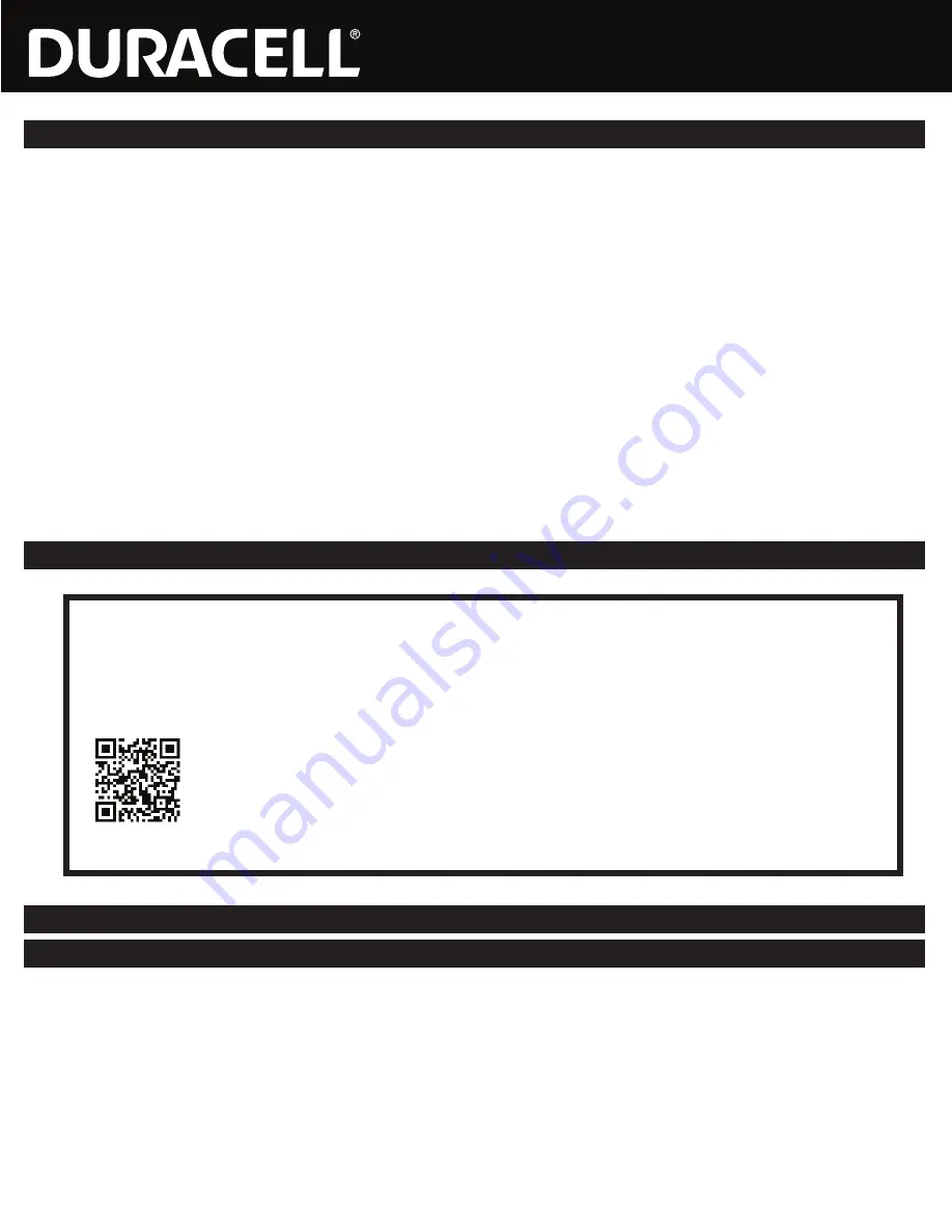 Duracell DR1000INV User Manual Download Page 6