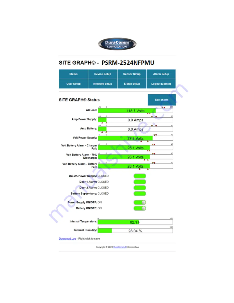 DuraComm PSRM-1248NFPMU Owner'S Manual Download Page 18