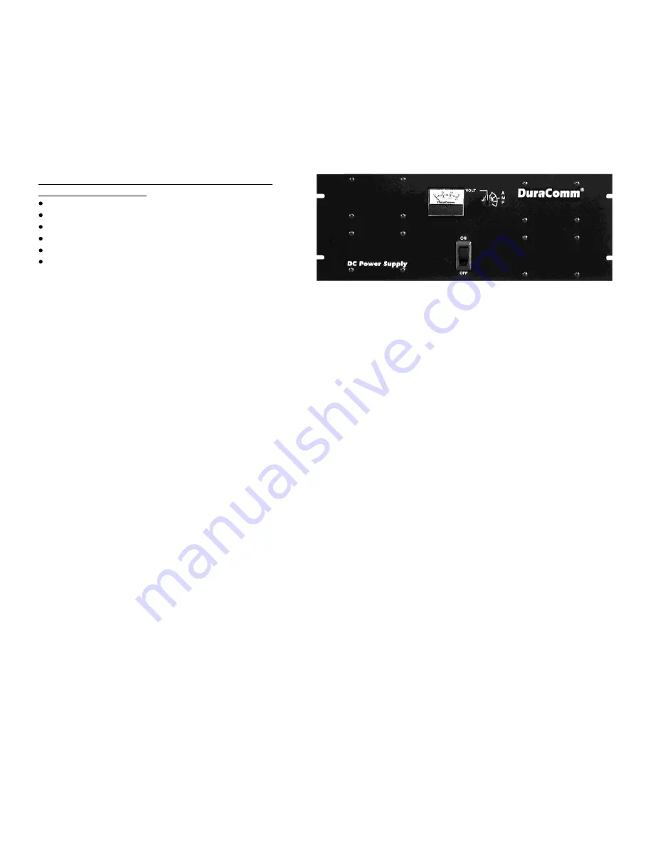 DuraComm RM-10012 User Manual Download Page 1