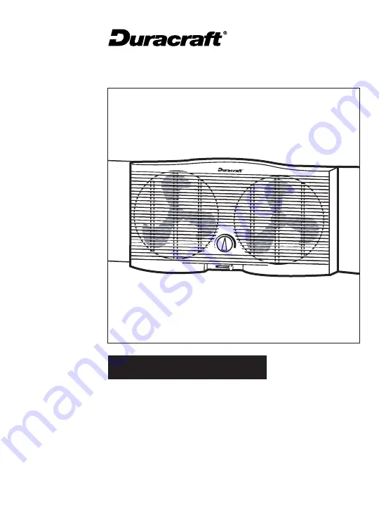 Duracraft DW-CV610 Series Скачать руководство пользователя страница 1