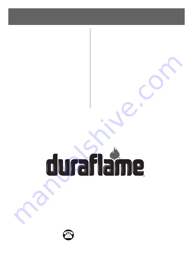 Duraflame 9HM900-B523 Manual Download Page 20