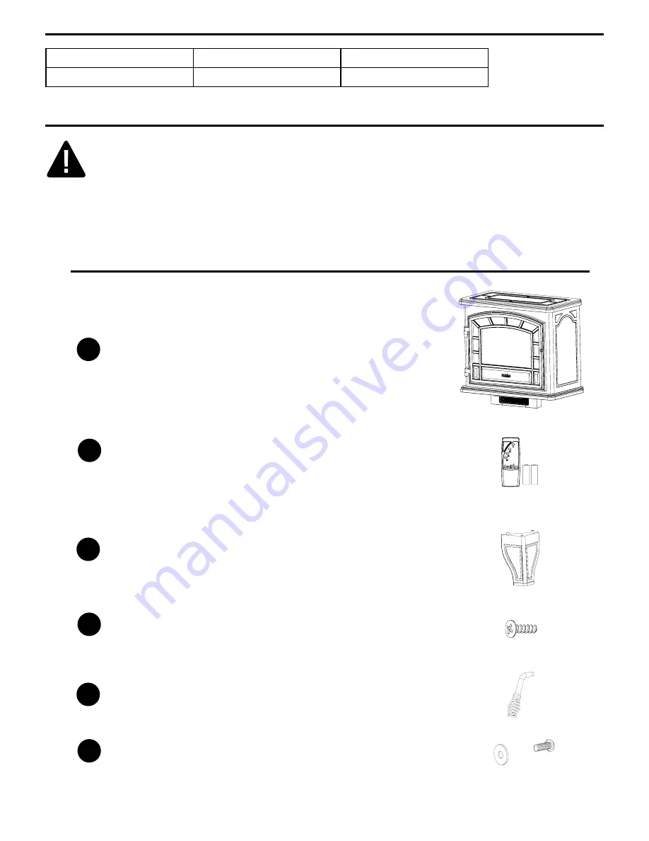 Duraflame DFS-750-1 Homeowners Operating Manual Download Page 4