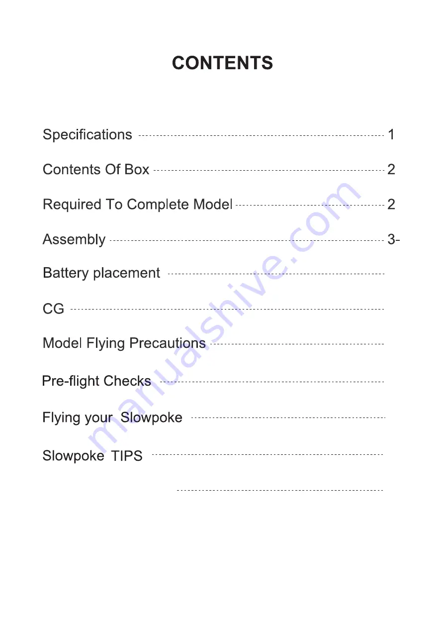 Durafly 9306000318-0 Instruction Manual Download Page 2