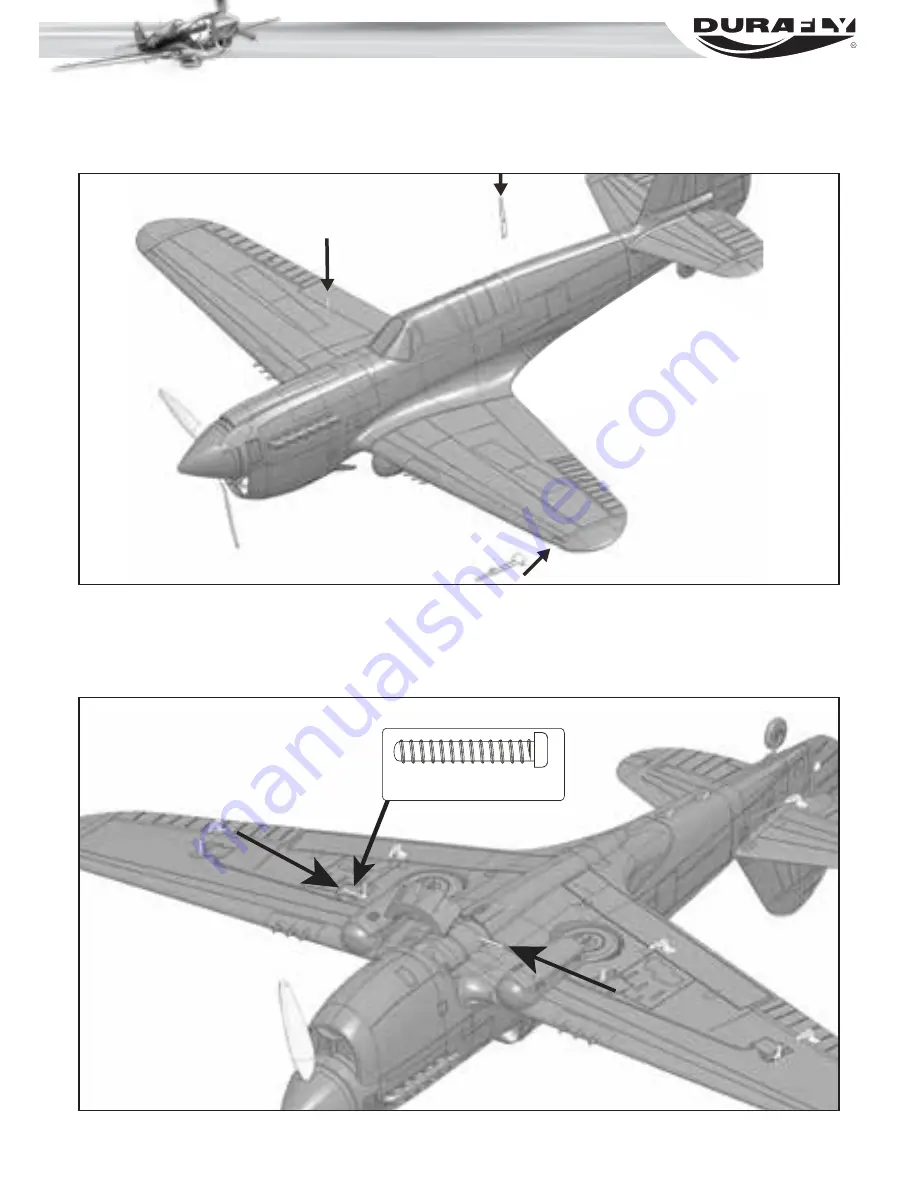 Durafly Curtiss P-40N Скачать руководство пользователя страница 11