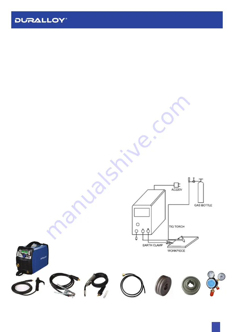 Duralloy 171 MULTIMIG Скачать руководство пользователя страница 3