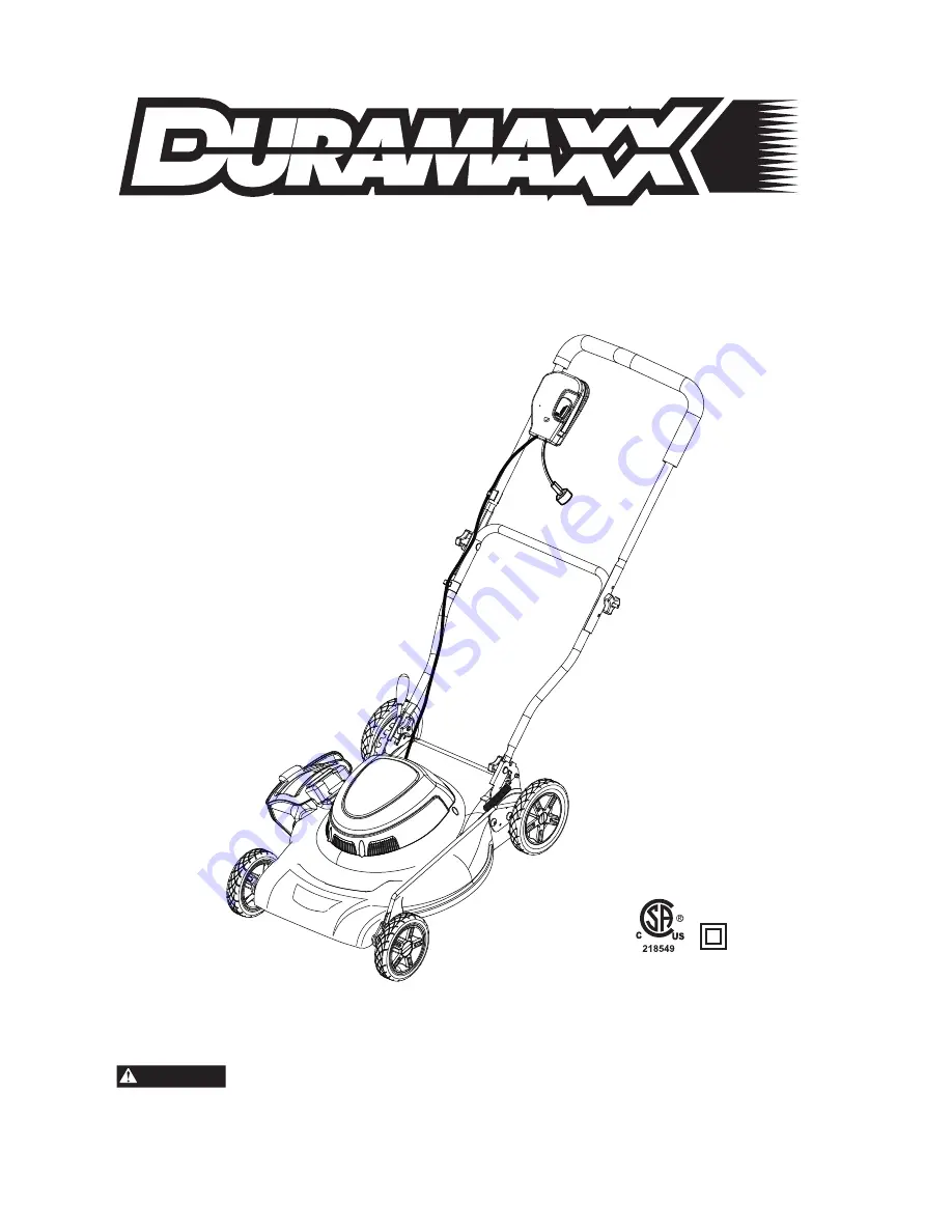 Duramaxx 84881 Owner'S Manual Download Page 1