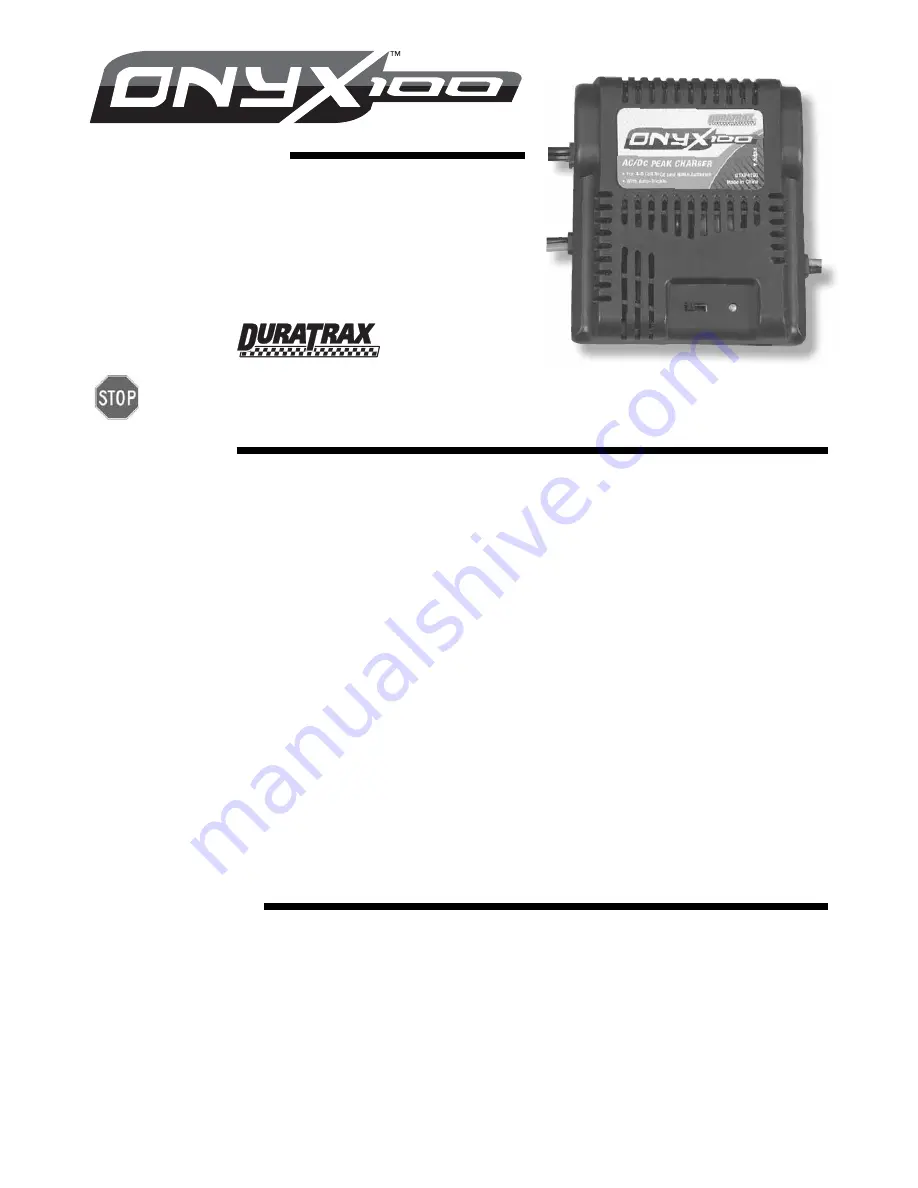 Duratax Onyx100 Скачать руководство пользователя страница 1