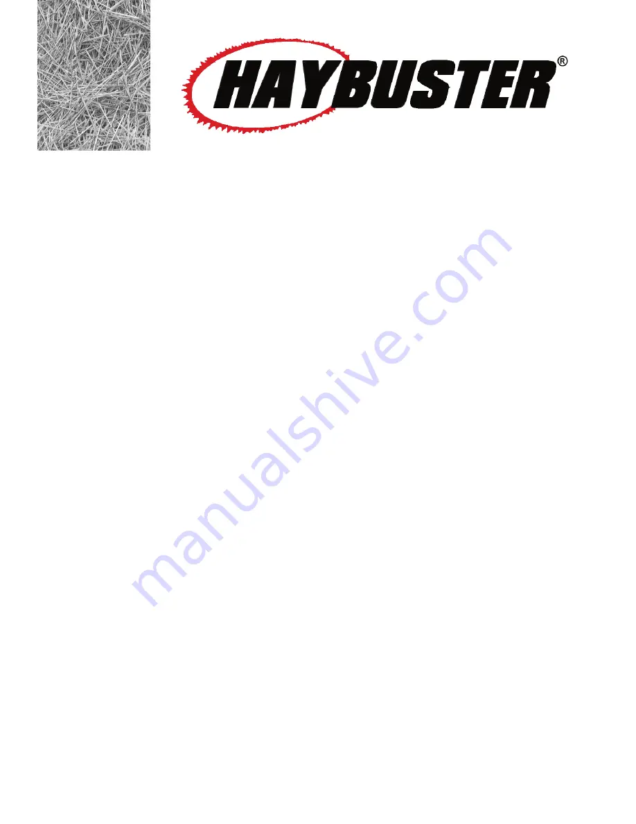 DuraTech Industries HAYBUSTER CMF-710 Operating Instructions Manual Download Page 13