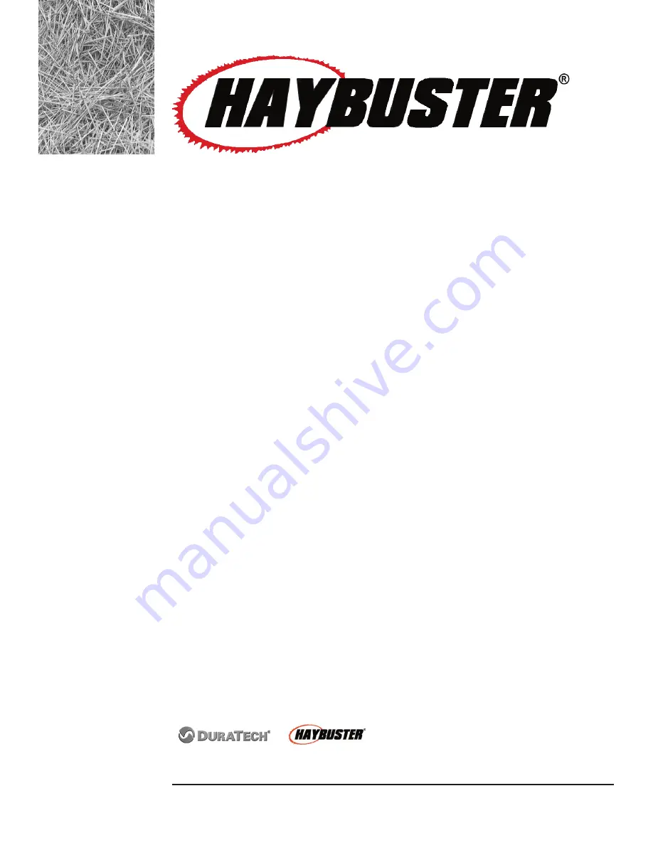 Duratech HAYBUSTER CMF-430 Скачать руководство пользователя страница 3