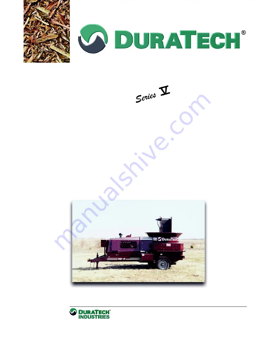 Duratech HD-8 V Series Operating Instructions Manual Download Page 1