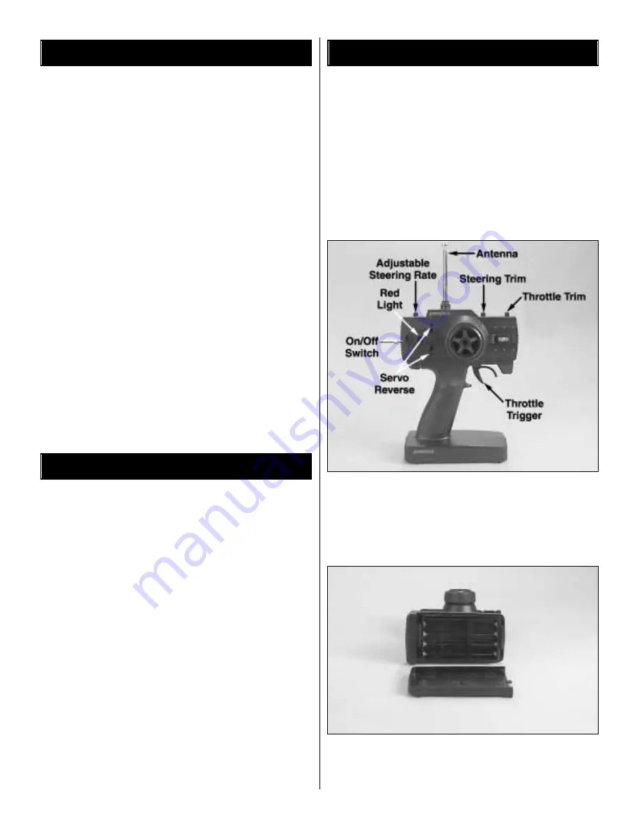 Duratrax Micro street force RTR Assembly And Operation Manual Download Page 3