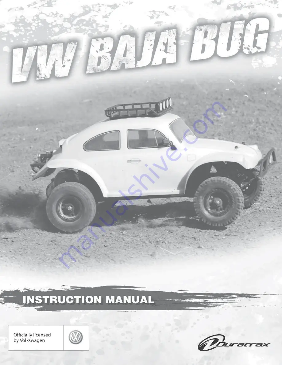 Duratrax VW Baja Bug Instruction Manual Download Page 1