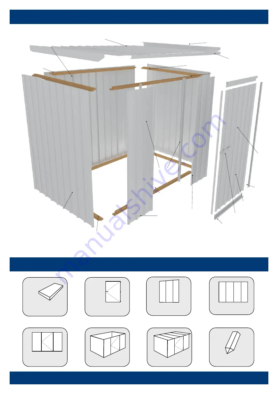 Duratuf Garrison Sheds PL64 Assembly Instructions Manual Download Page 6