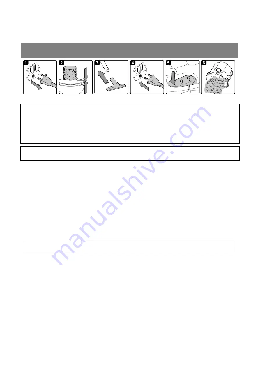 DURAVAC CVWM510 Operator'S Manual Download Page 9