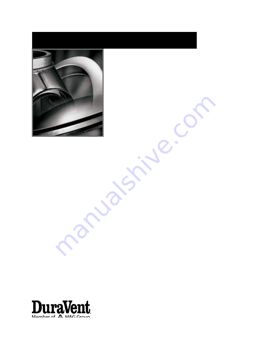 DuraVent DuraTech Installation Instructions Manual Download Page 1