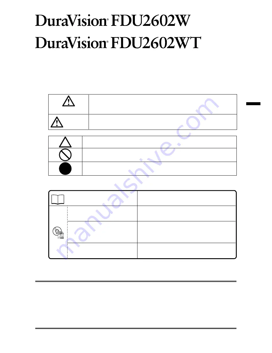 DuraVision FDU2602W Скачать руководство пользователя страница 43