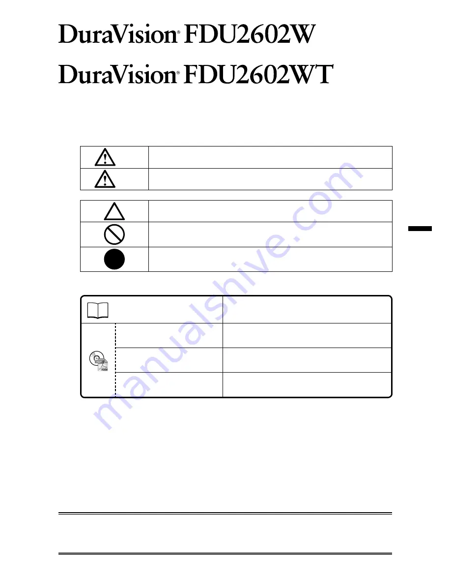 DuraVision FDU2602W Скачать руководство пользователя страница 63