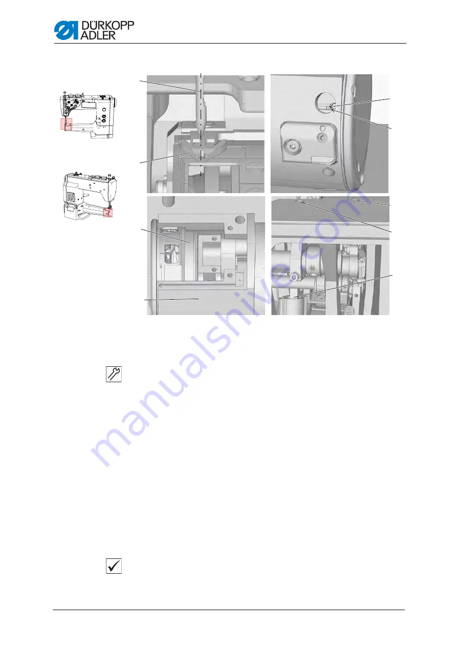 DURKOPP ADLER H-Type 969 Service Instructions Manual Download Page 80