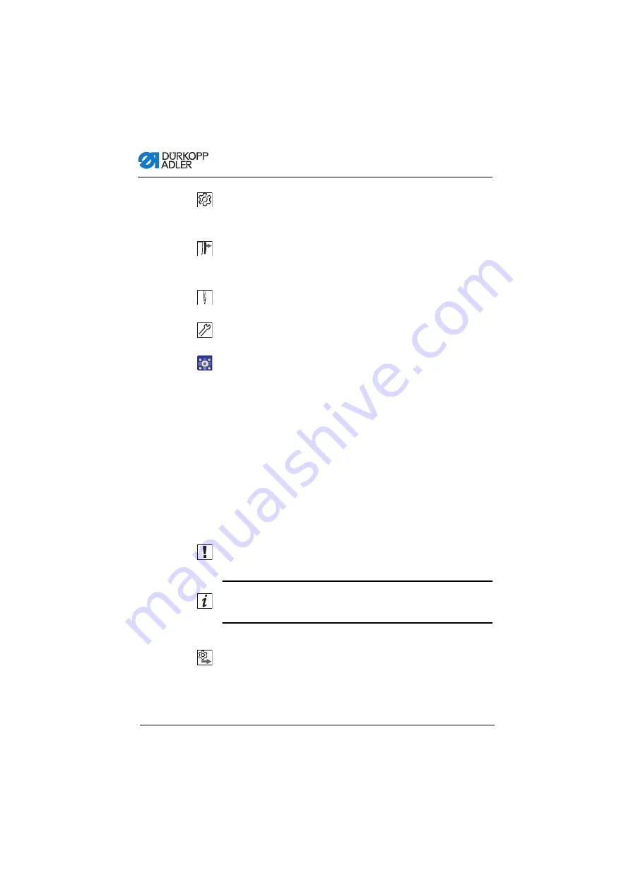 Dürkopp Adler 650-16 Operating Instructions Manual Download Page 8