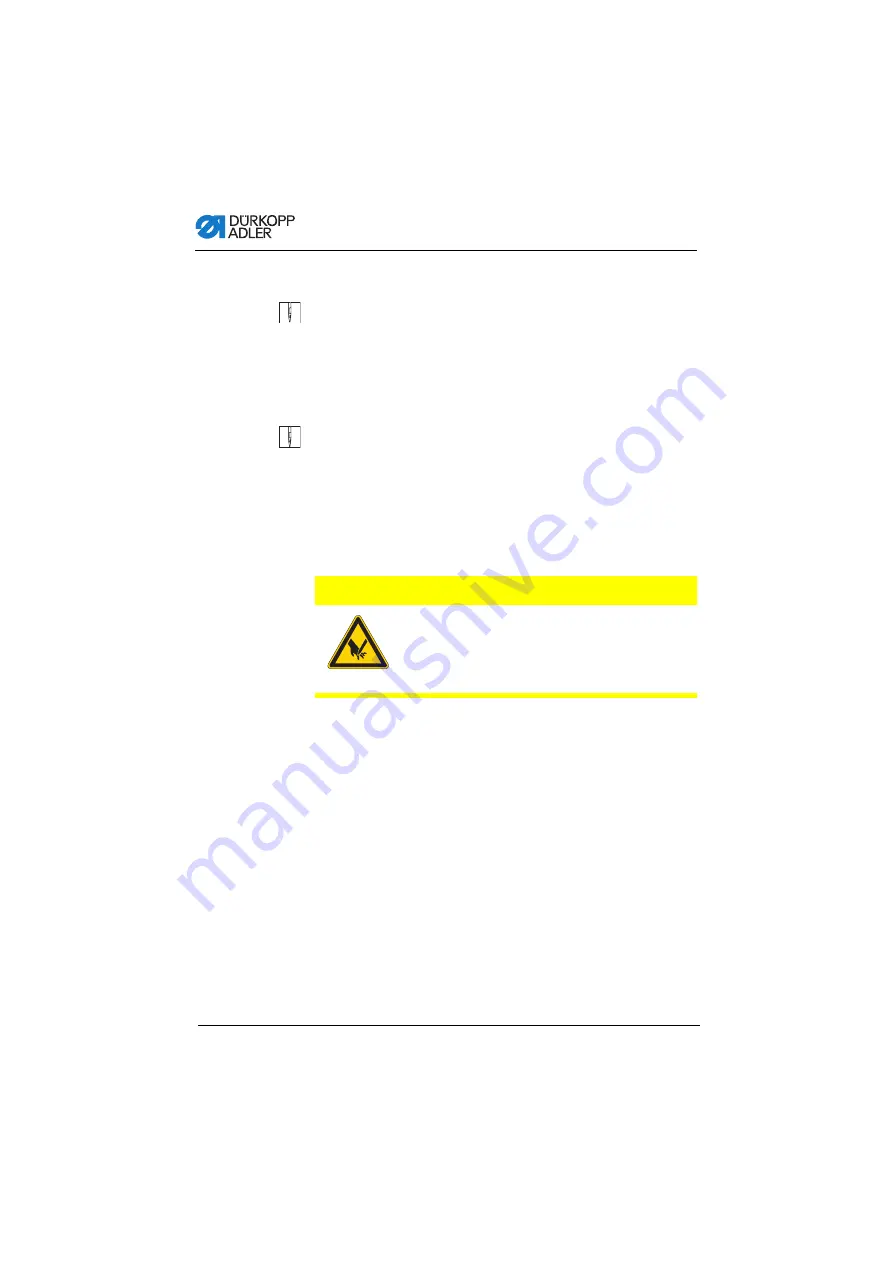 Dürkopp Adler 650-16 Operating Instructions Manual Download Page 22