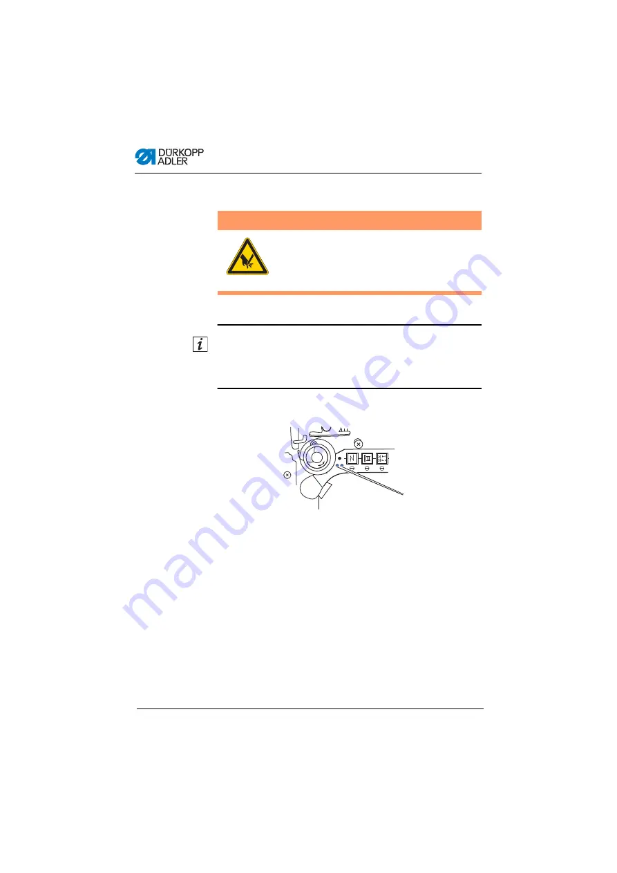 Dürkopp Adler 868-M Operating Instructions Manual Download Page 46