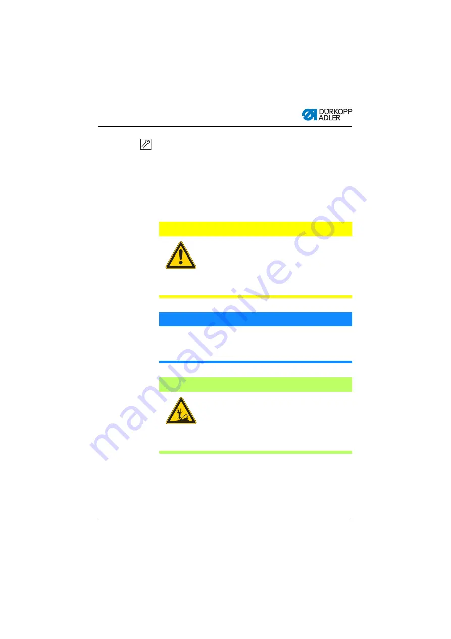 Dürkopp Adler 868-M Operating Instructions Manual Download Page 101