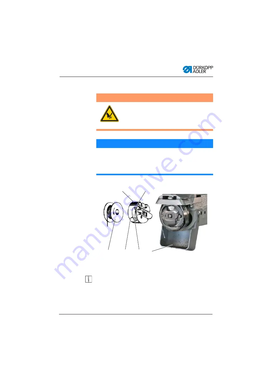 Dürkopp Adler D669 Operating Instructions Manual Download Page 33