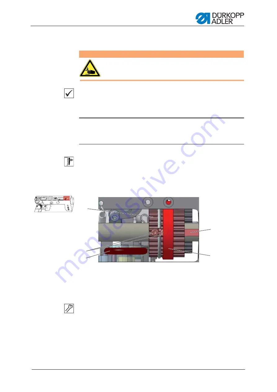 Dürkopp Adler M-TYPE H867 Service Manual Download Page 23