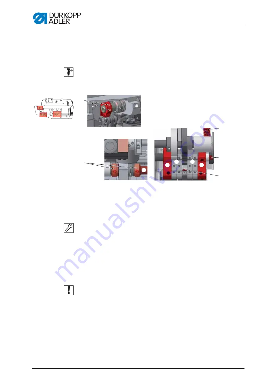 Dürkopp Adler M-TYPE H867 Service Manual Download Page 36