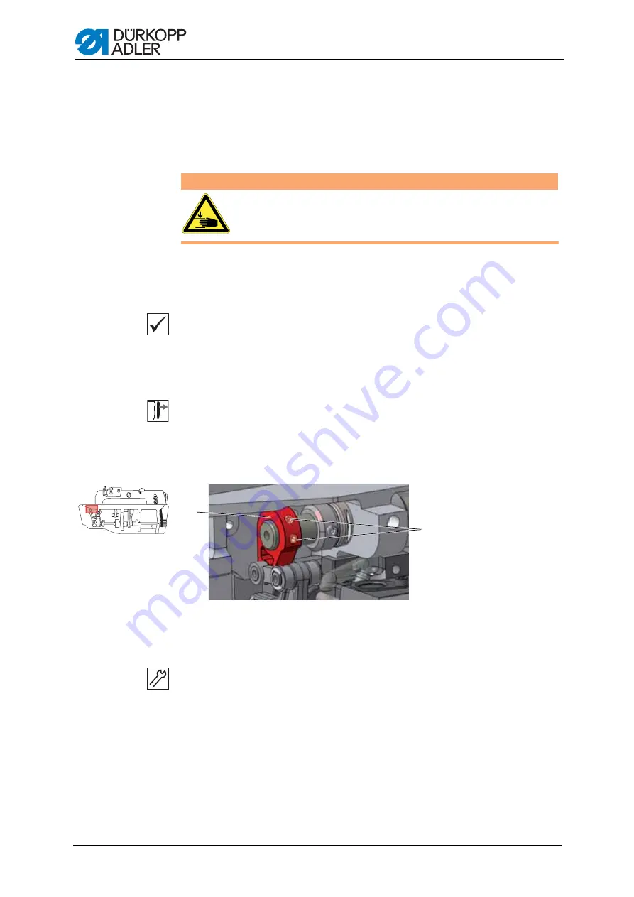 Dürkopp Adler M-TYPE H867 Service Manual Download Page 40