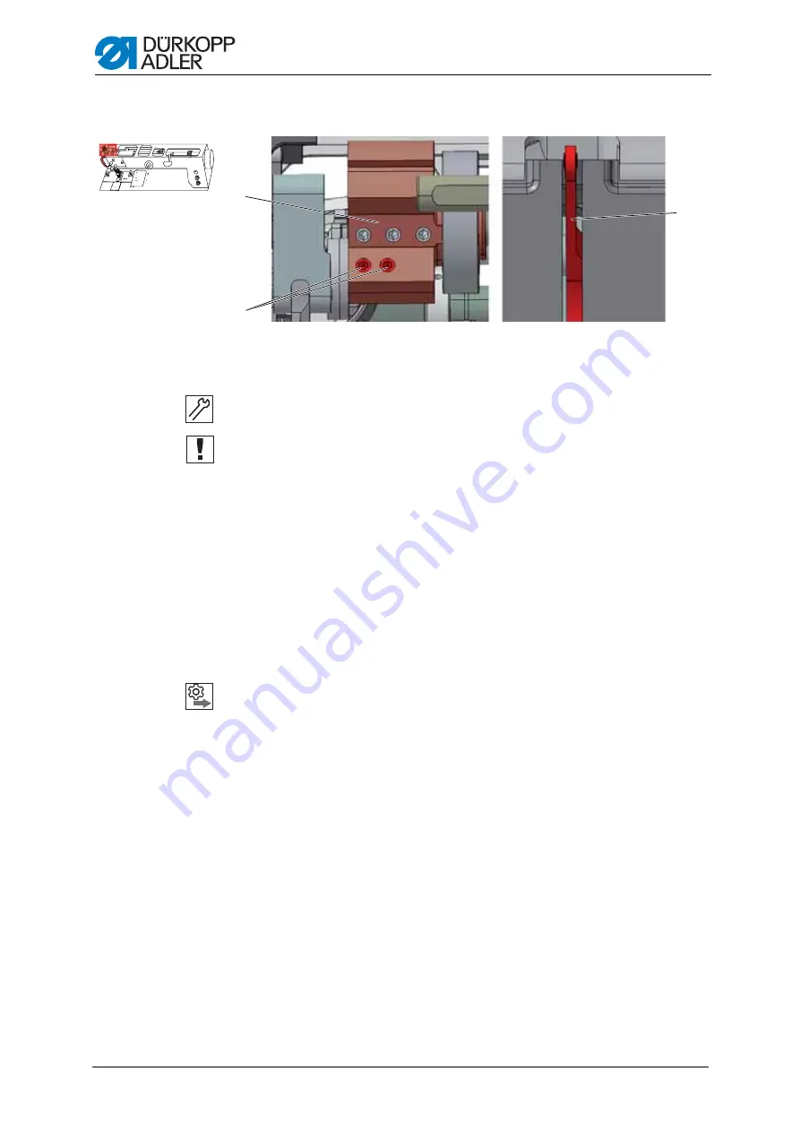 Dürkopp Adler M-TYPE H867 Service Manual Download Page 44