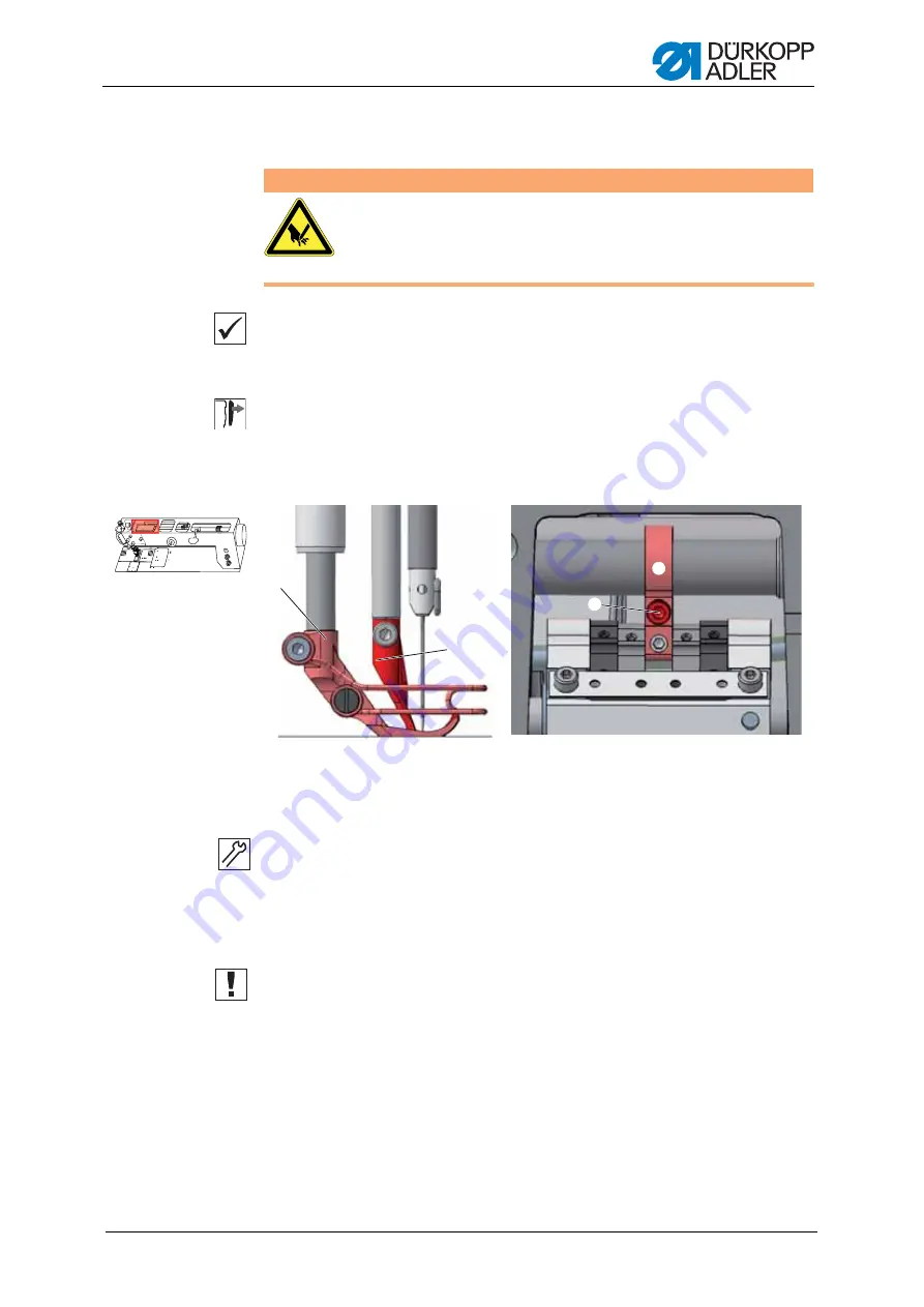 Dürkopp Adler M-TYPE H867 Service Manual Download Page 59