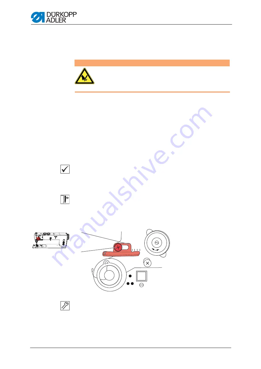 Dürkopp Adler M-TYPE H867 Service Manual Download Page 64