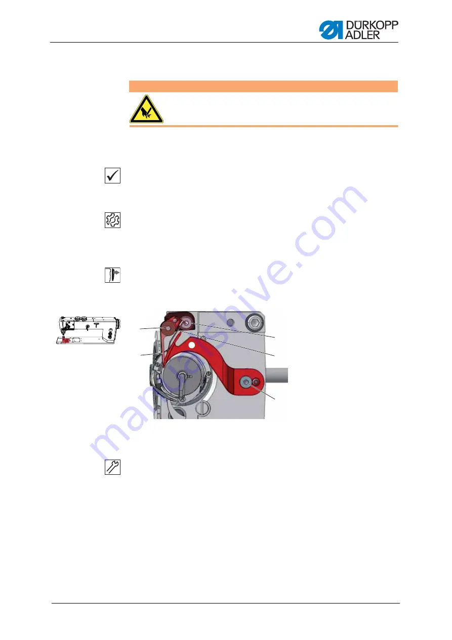 Dürkopp Adler M-TYPE H867 Service Manual Download Page 75