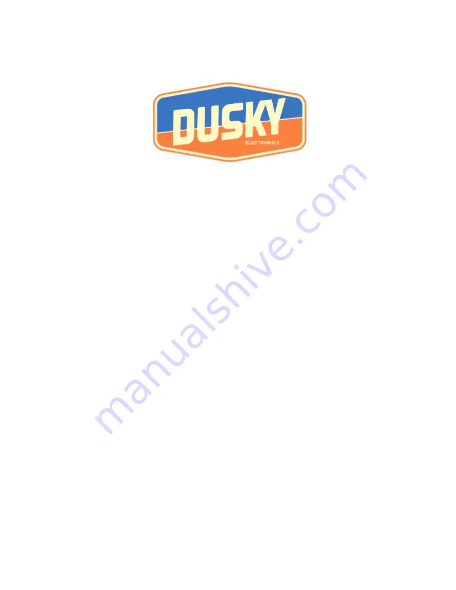 Dusky D2O User Manual Download Page 1