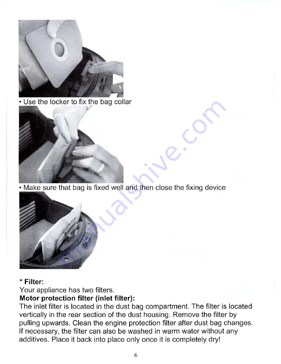 Dust Care DCC-006 Evolution Fireball Instruction Manual Download Page 6