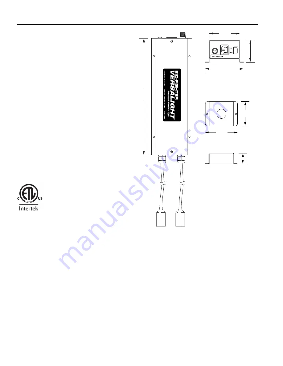 Dust Free Bio-Fighter VersaLight 1SVL14 Скачать руководство пользователя страница 2