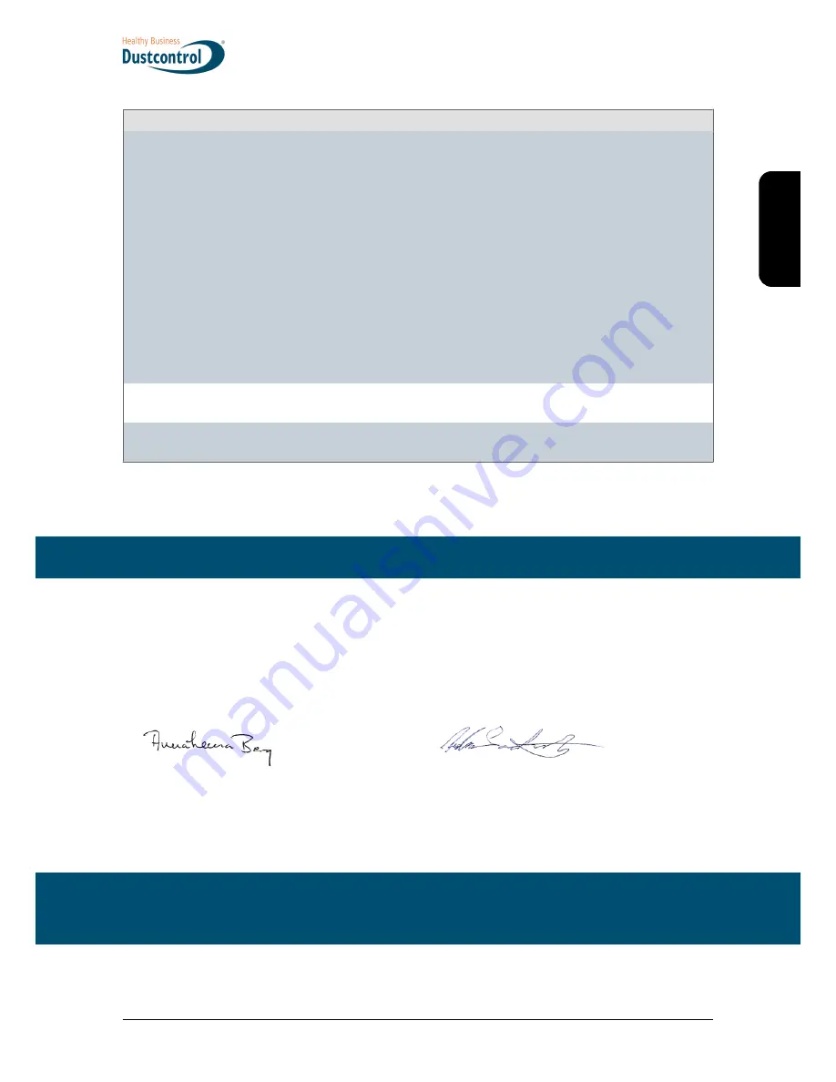 Dustcontrol DC 1800 eco XL Original Instructions Manual Download Page 13