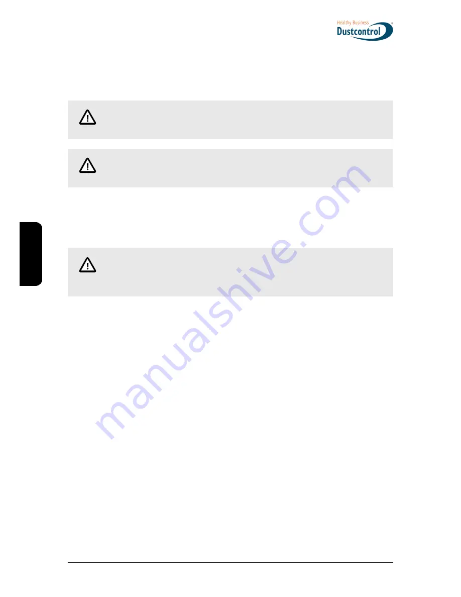 Dustcontrol DC 1800 eco XL Original Instructions Manual Download Page 24