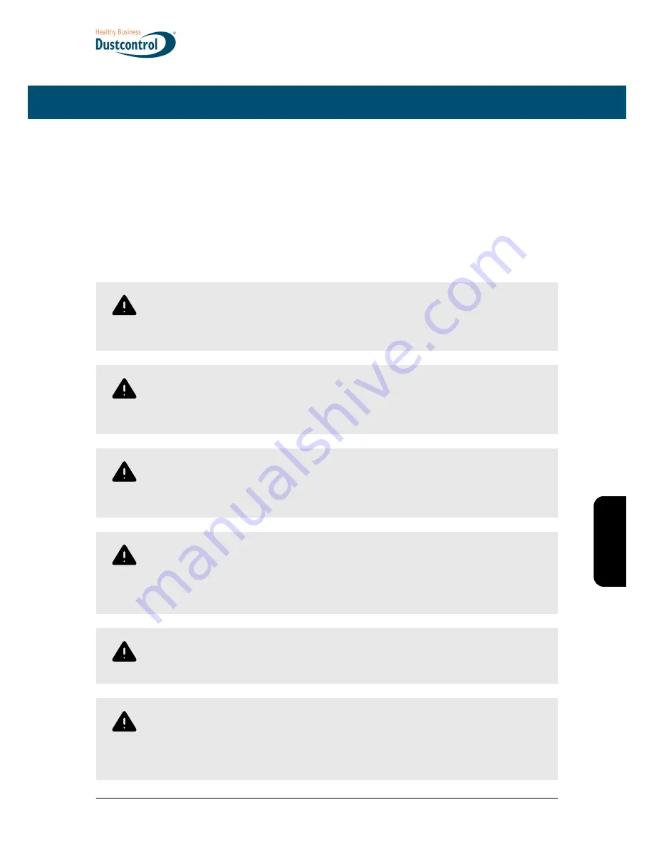 Dustcontrol DC 1800 eco XL Original Instructions Manual Download Page 39