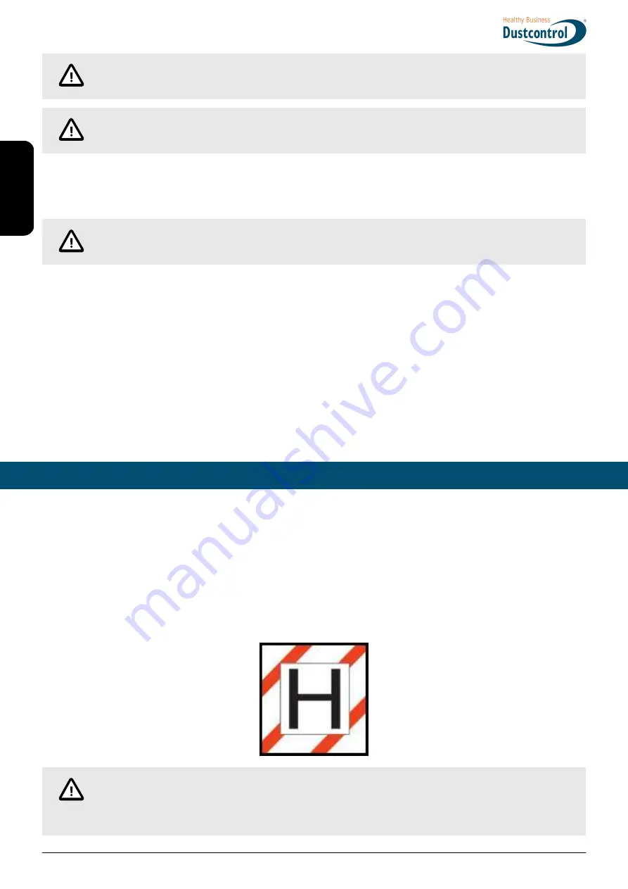 Dustcontrol DC 1800 H Скачать руководство пользователя страница 6