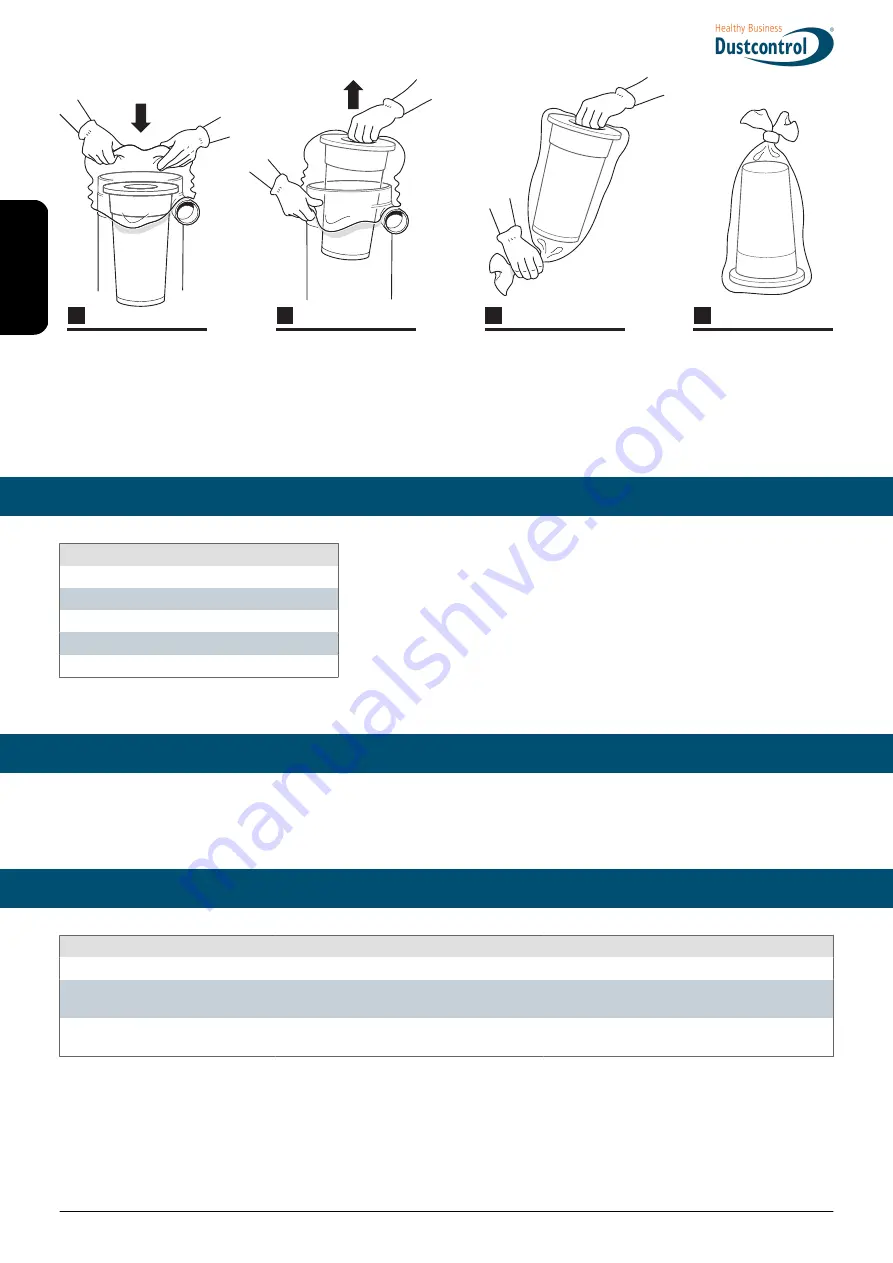 Dustcontrol DC 1800 H Translation Of The Original Instructions Download Page 58