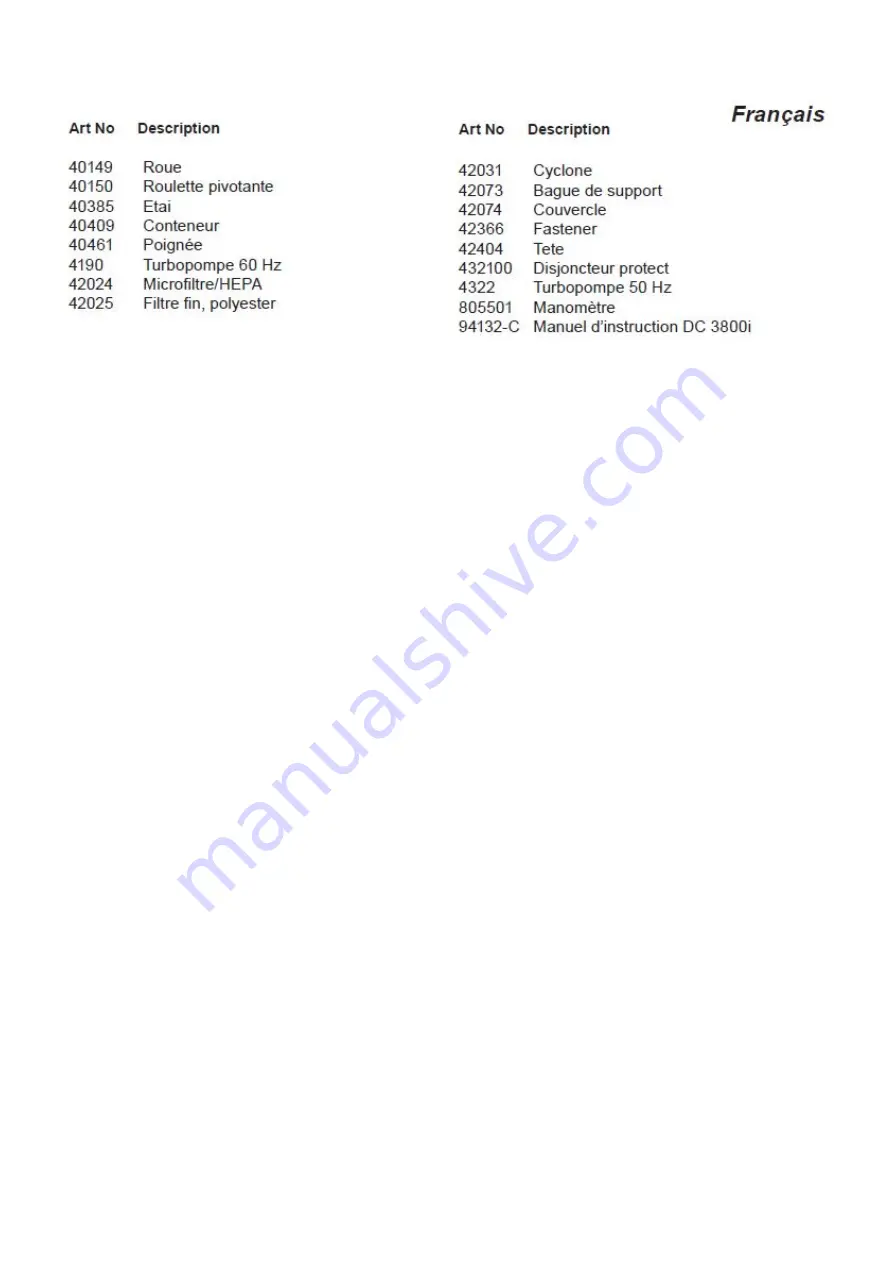 Dustcontrol DC 3800i Original Instructions Manual Download Page 59