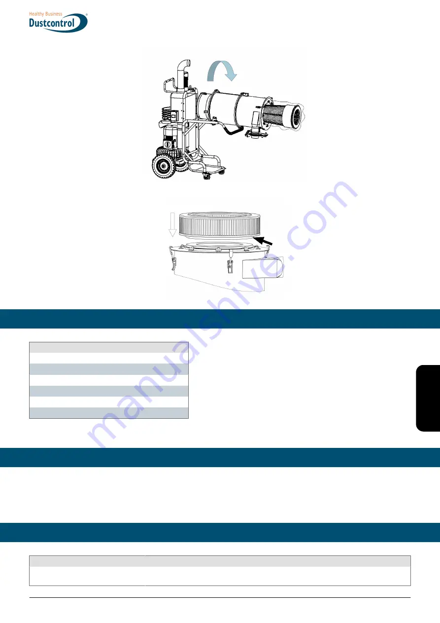 Dustcontrol DC 5900H Asbest Translation Of The Original Instructions Download Page 43