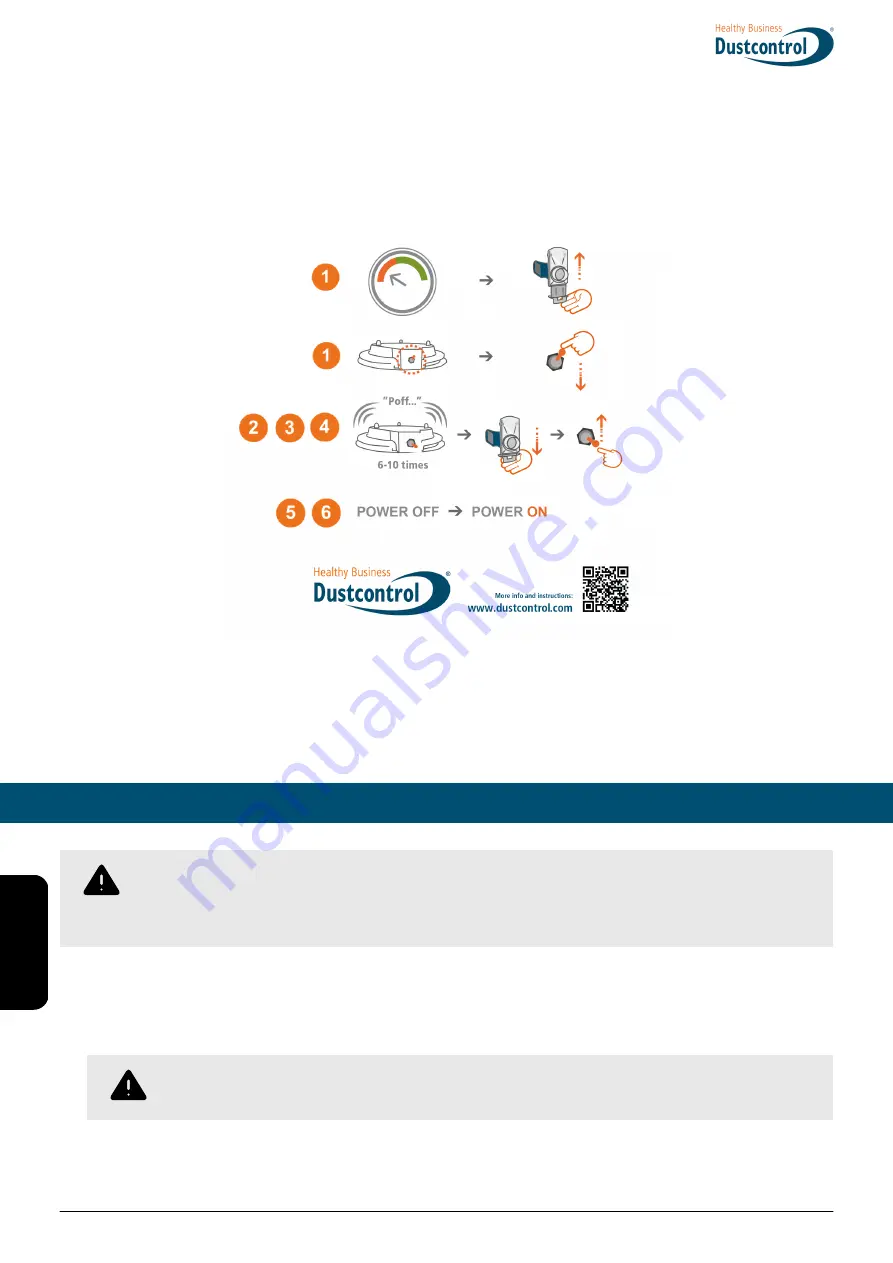 Dustcontrol DC 5900H Asbest Translation Of The Original Instructions Download Page 48