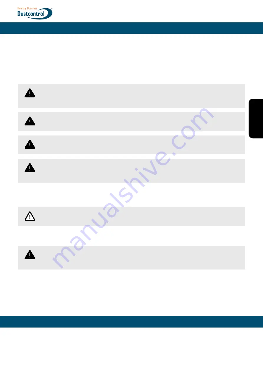 Dustcontrol DC F Tromb a Translation Of The Original Instructions Download Page 33