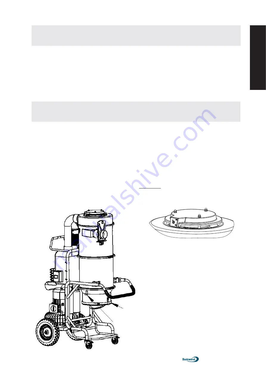 Dustcontrol DC Storm 500 a Original Instructions Manual Download Page 9