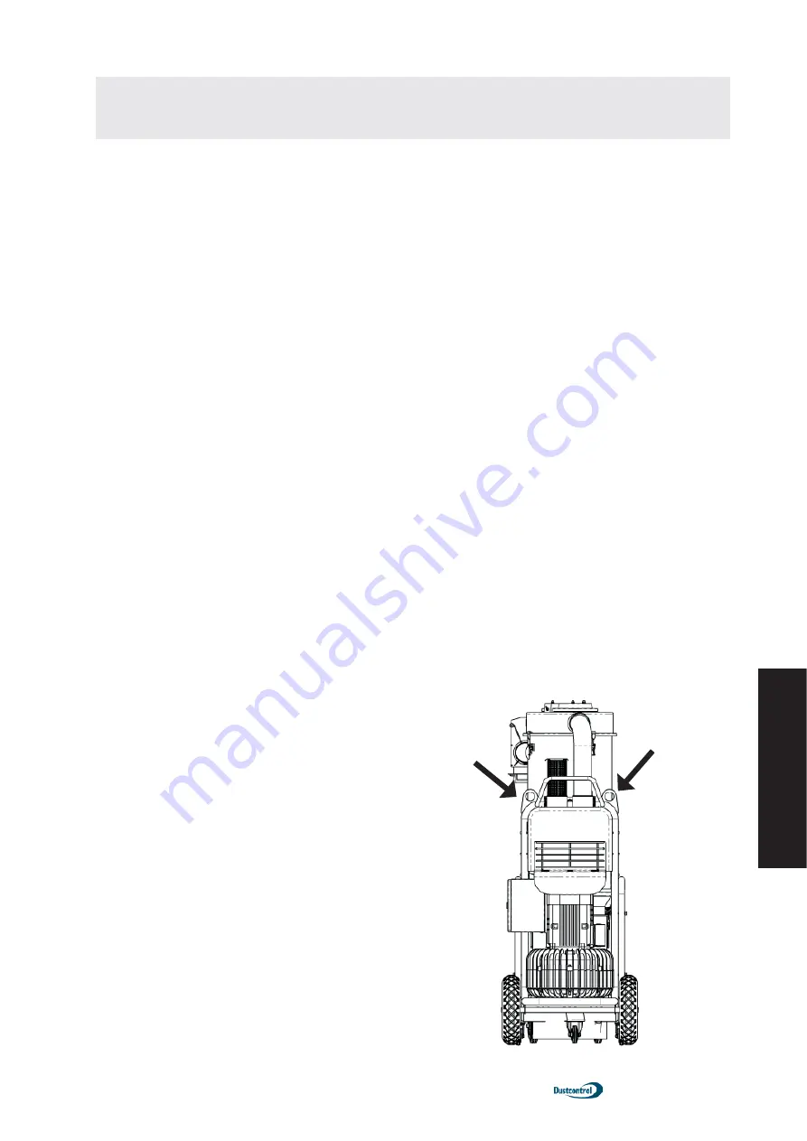 Dustcontrol DC Storm 500 a Original Instructions Manual Download Page 63